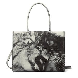 Tory Burch Small Ella Bio Cat Print Tote